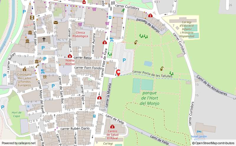 Calle Porta Tafulles - Callejero de Elche - Callejero.net